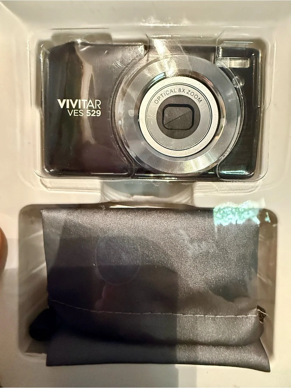 Vivitar VES529 Black Digital Camera with 8x Optical Zoom